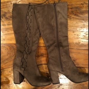 Woman’s knee height boots